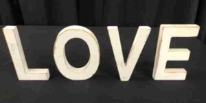 WHITE WOOD LOVE LETTERS-image