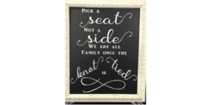 PICK A SEAT SIGN-image